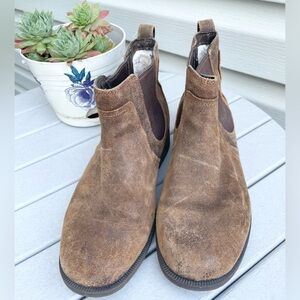 UGG Bonham 2 boots Waterproof Chelsea bootie ankle Fur chipmunk Sz 7 authentic